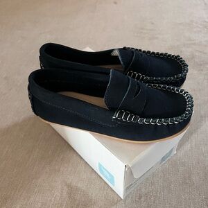 Elephantito- Navy Toddler Leather Driver